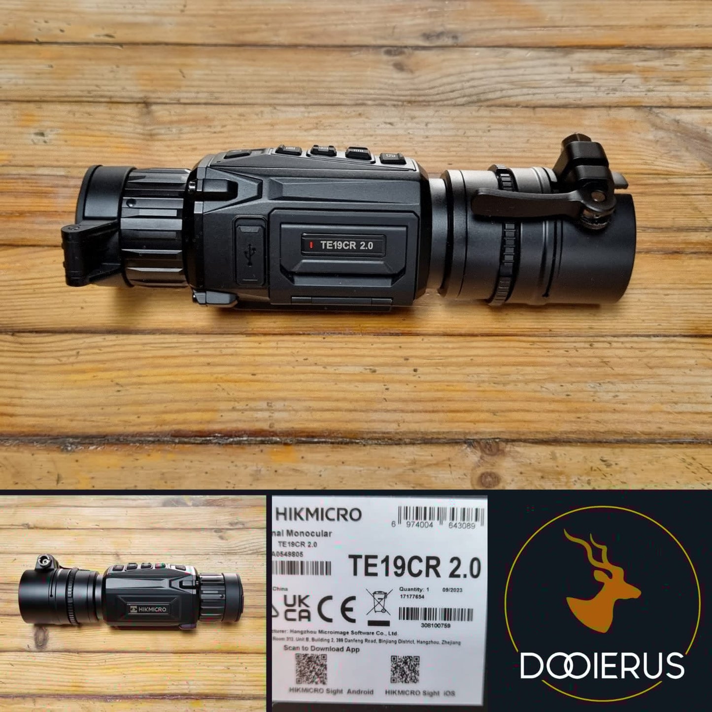 HIKMICRO Thunder 2.0 19 mm Thermal Clip-on