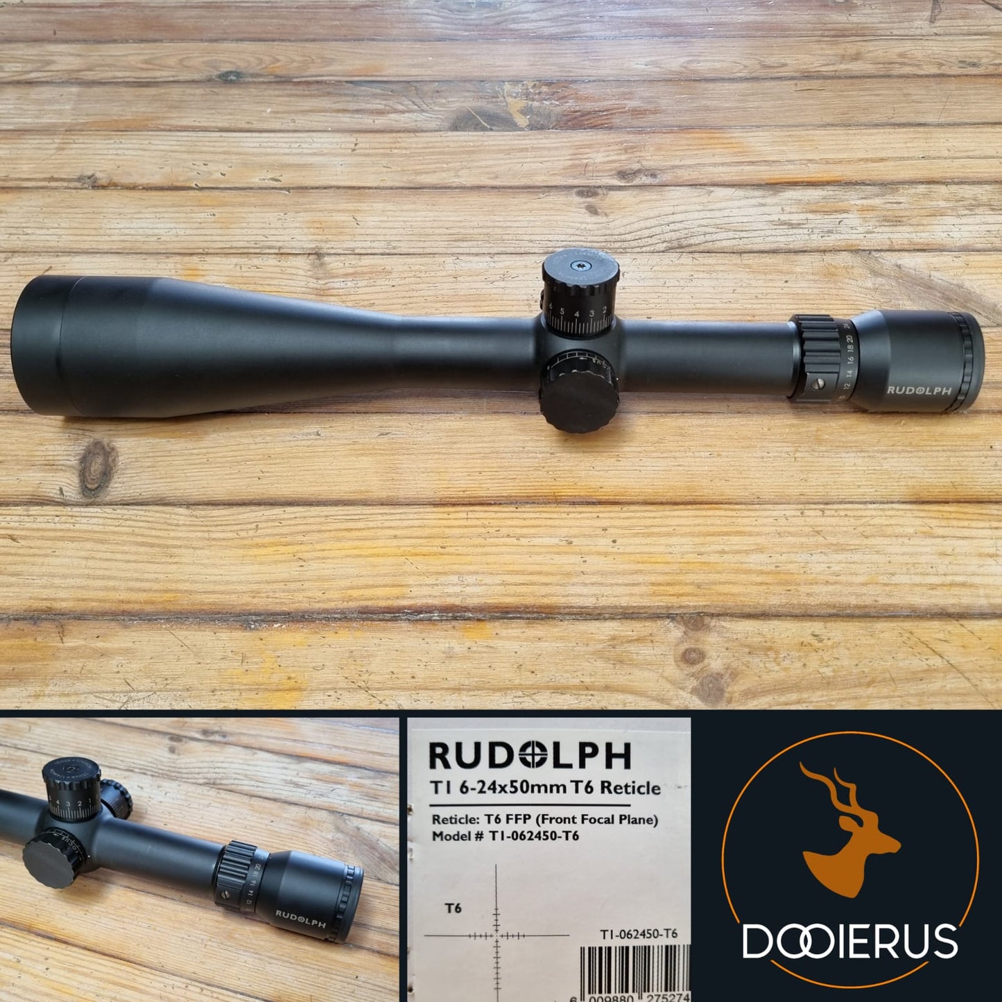 Rudolph T1 6-24x50 T6 FFP