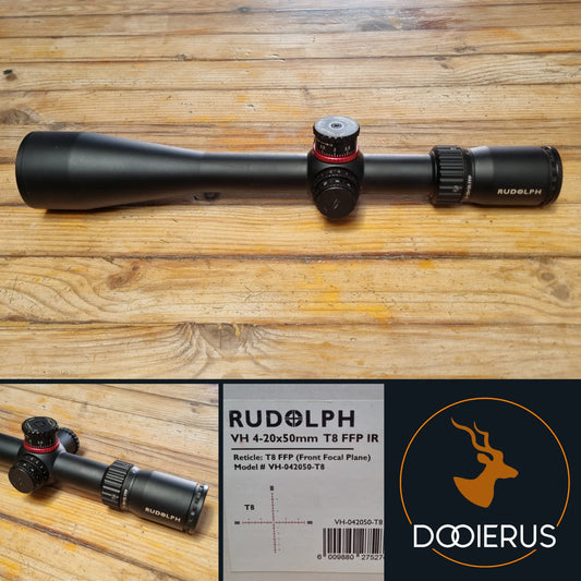 Rudolph VH 4-20x50 FFP T8