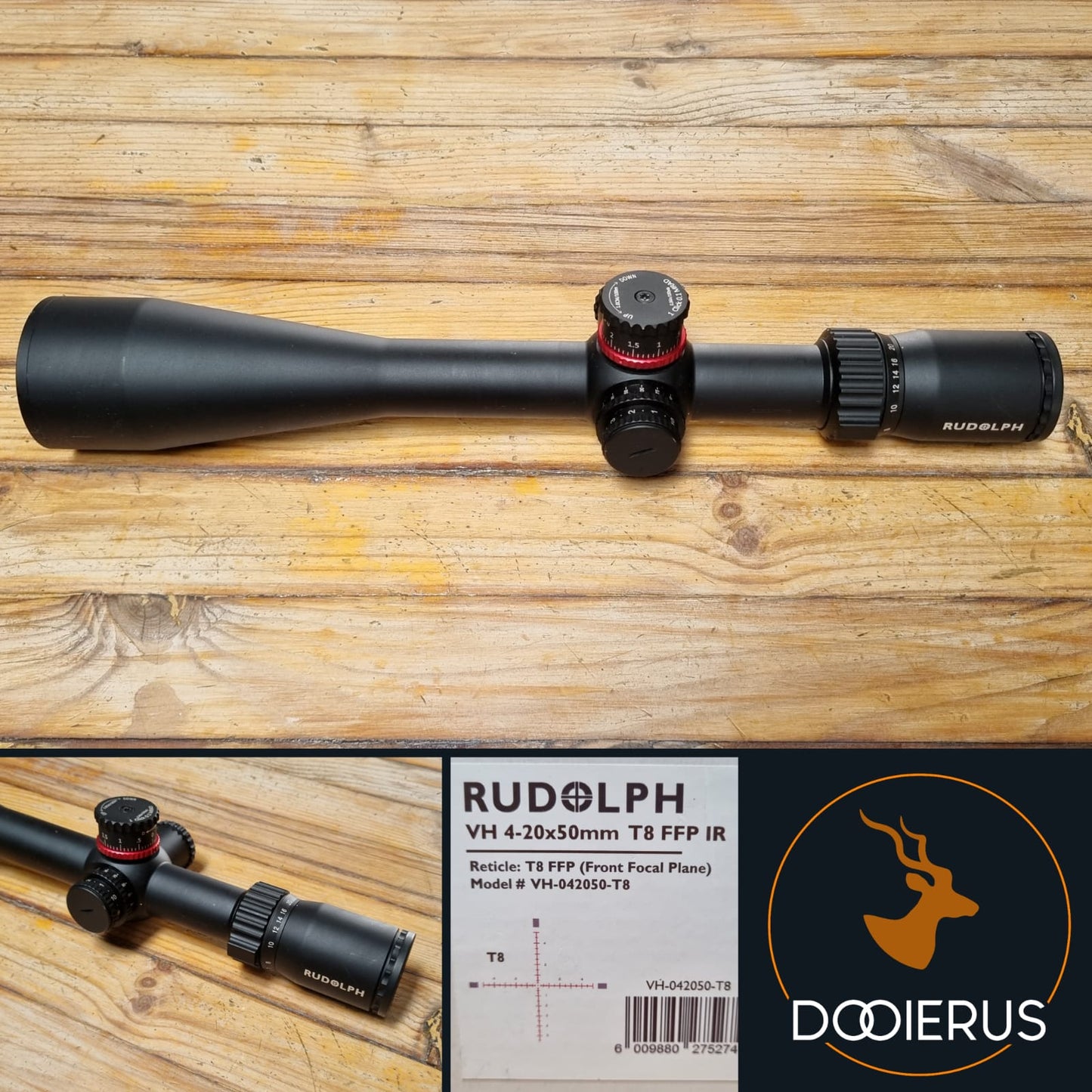 Rudolph VH 4-20x50 FFP T8