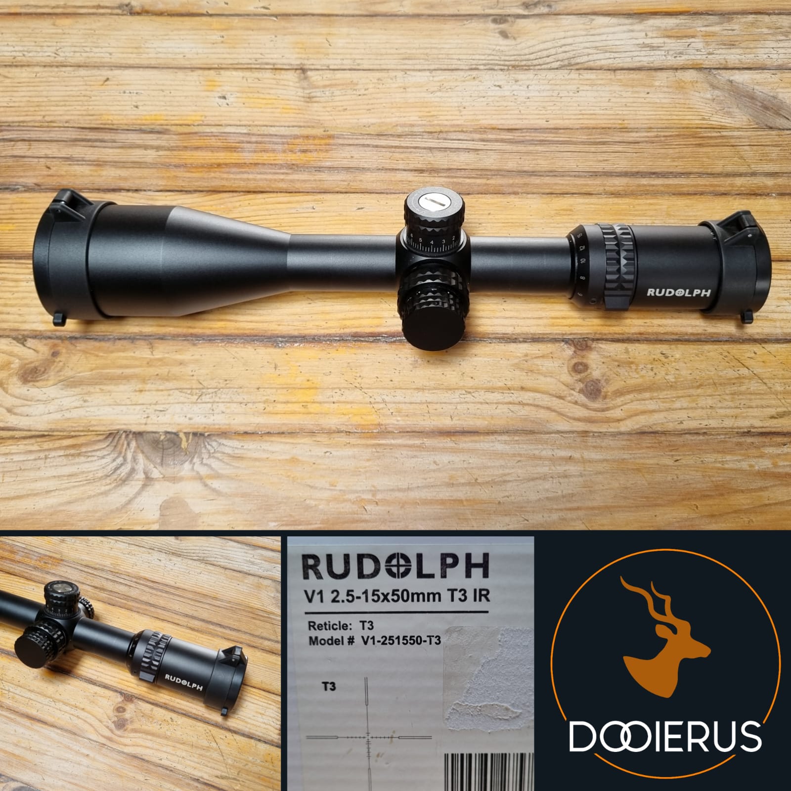 Rudolph V1 2.5-15x50 T3 IR
