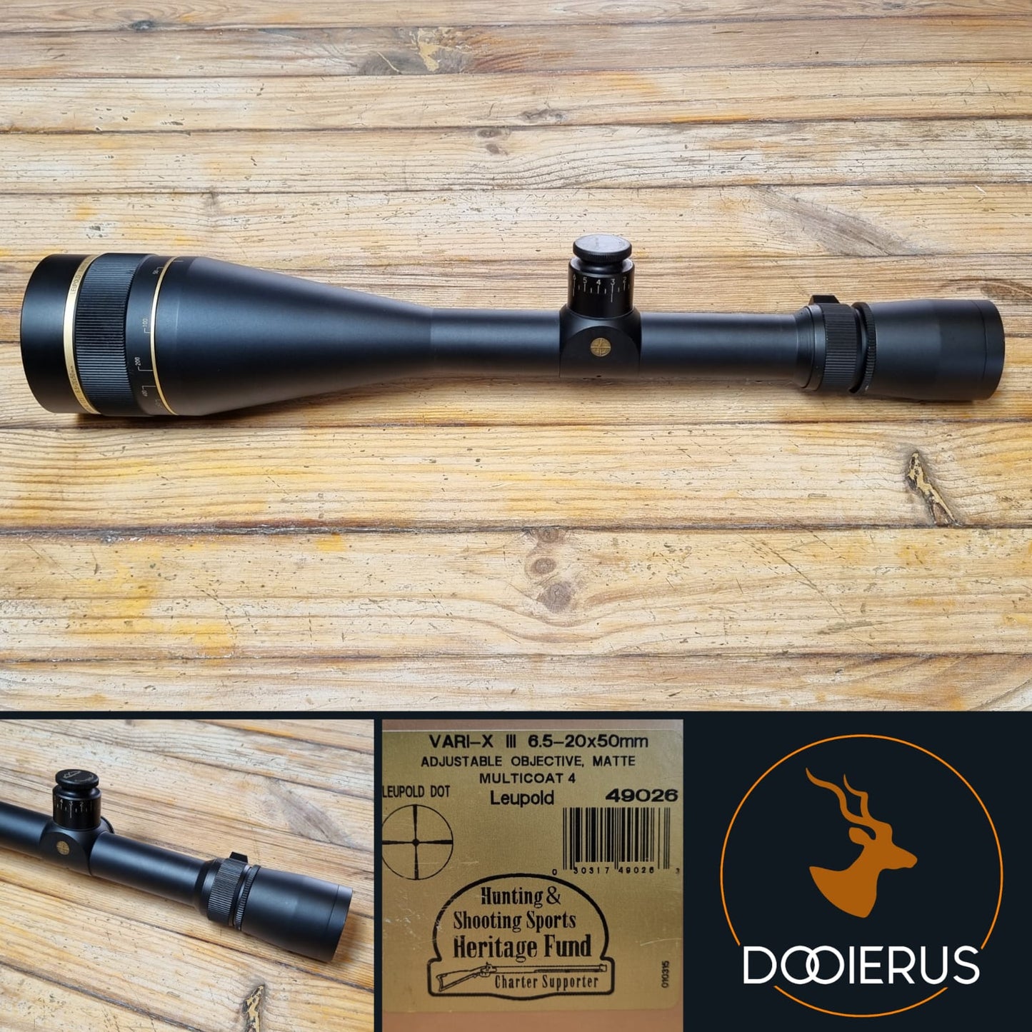 Leupold Vari-X III 6.5-20x50 AO