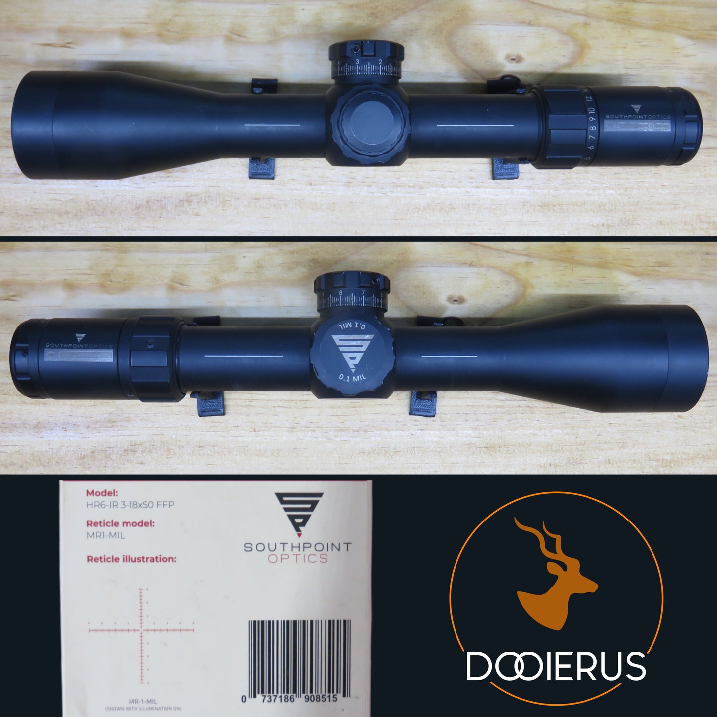 Southpoint HR6 3-18x50 FFP