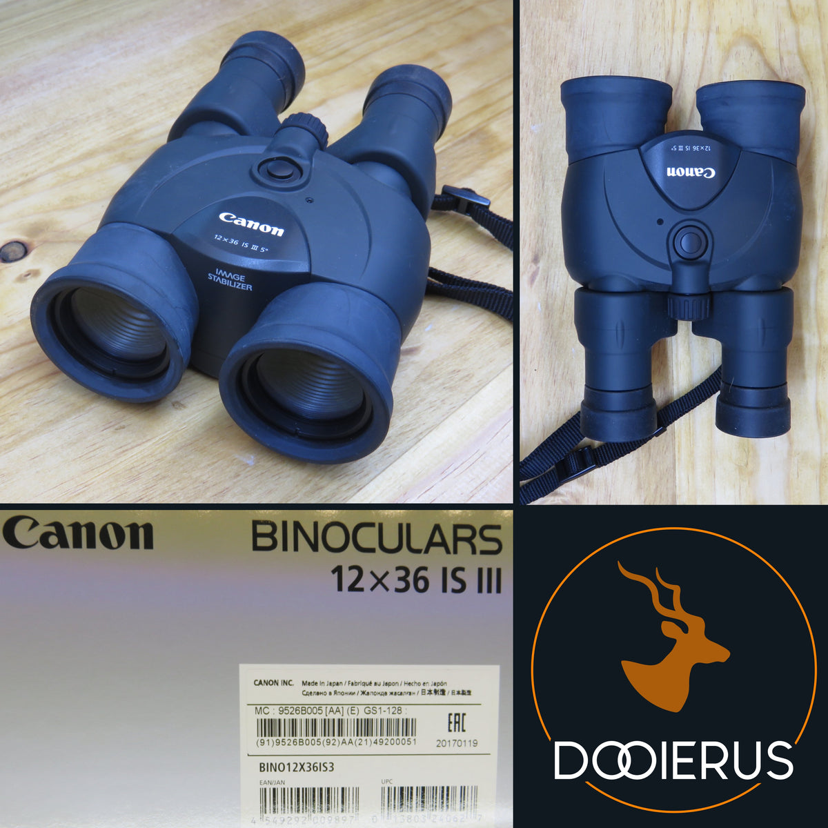 Canon 12x36 IS III