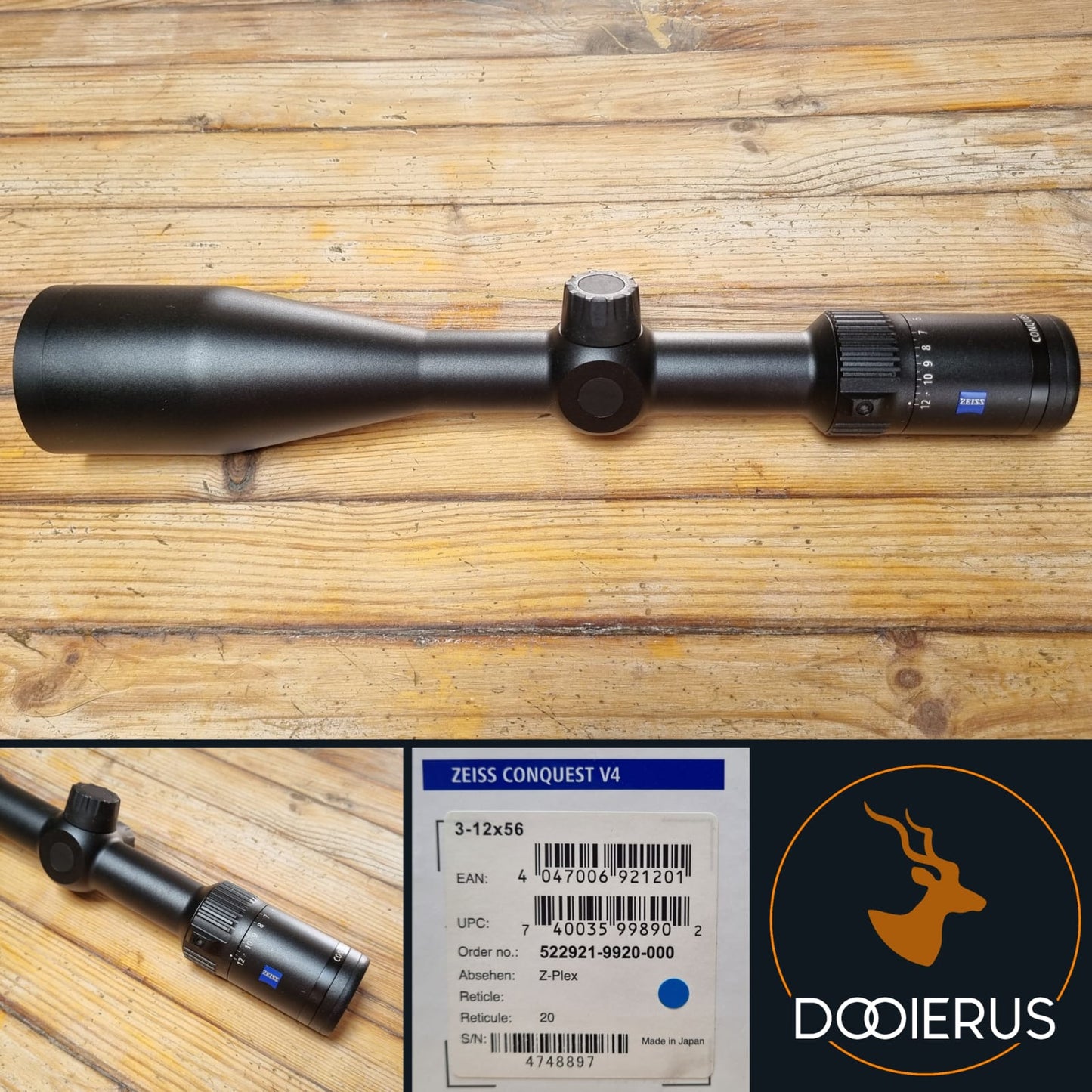 Zeiss Conquest V4 3-12x56