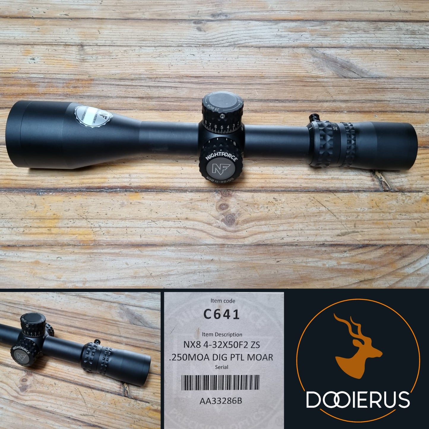 Nightforce NX8 4-32X50F2 ZS