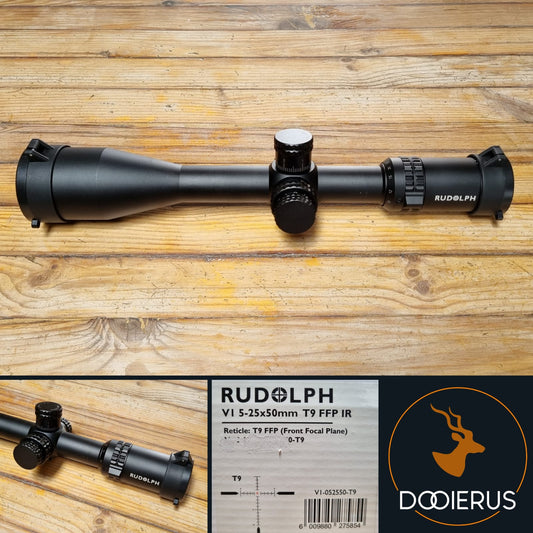 Rudolph V1 5-25x50 T9 FFP