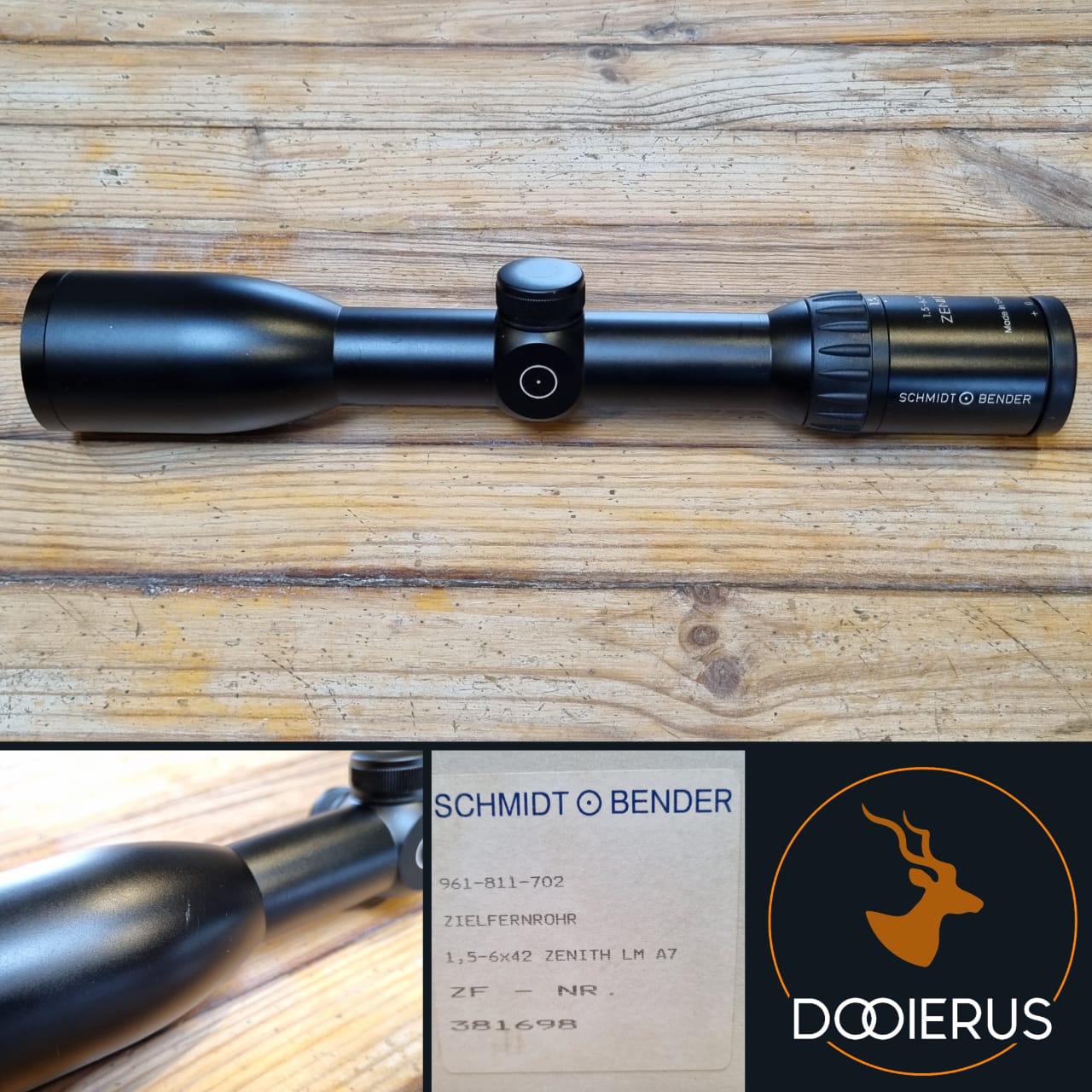 Schmidt & Bender Zenith 1.5-6x42 LM A7