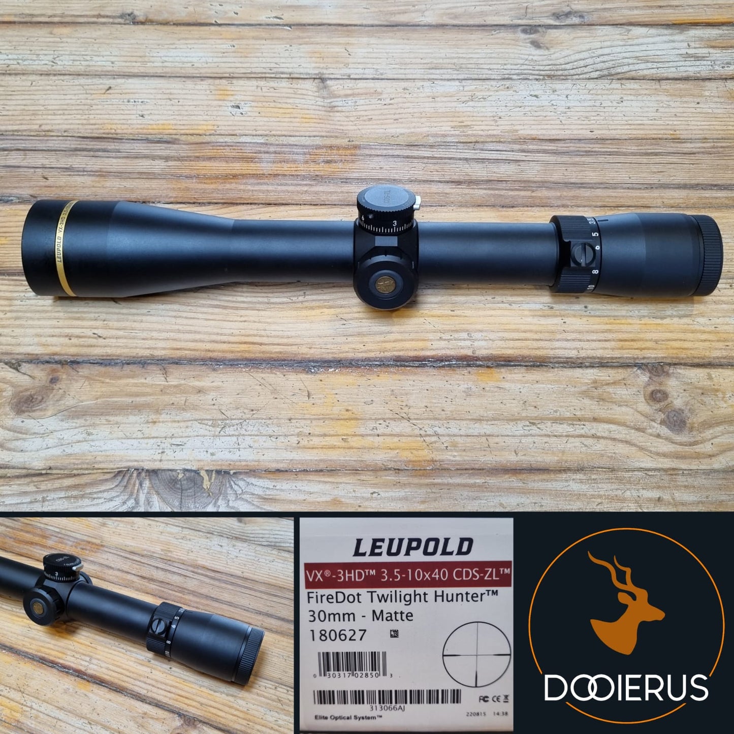 Leupold VX-3HD 3.5-10x40 CDS-ZL