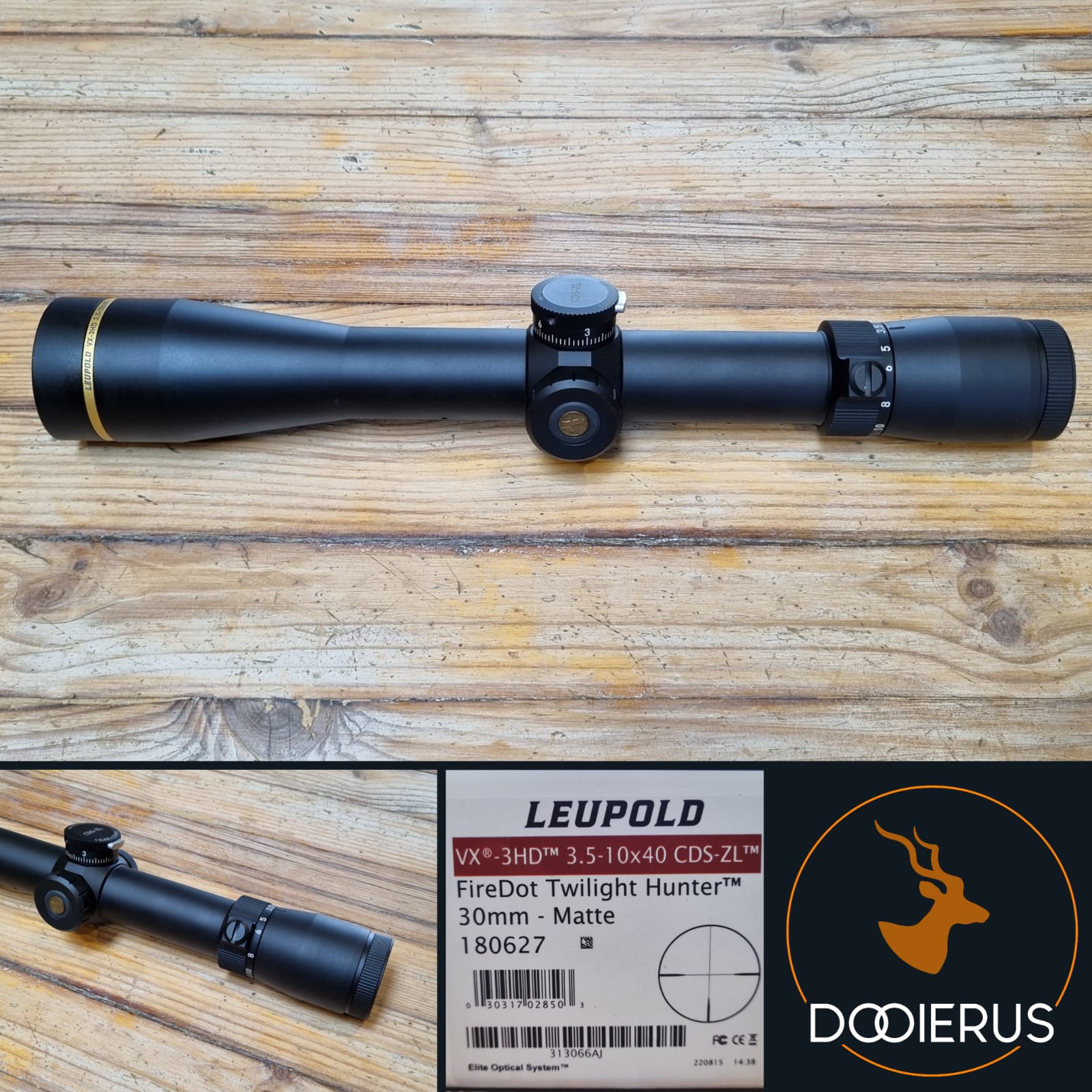 Leupold VX-3HD 3.5-10x40 CDS-ZL