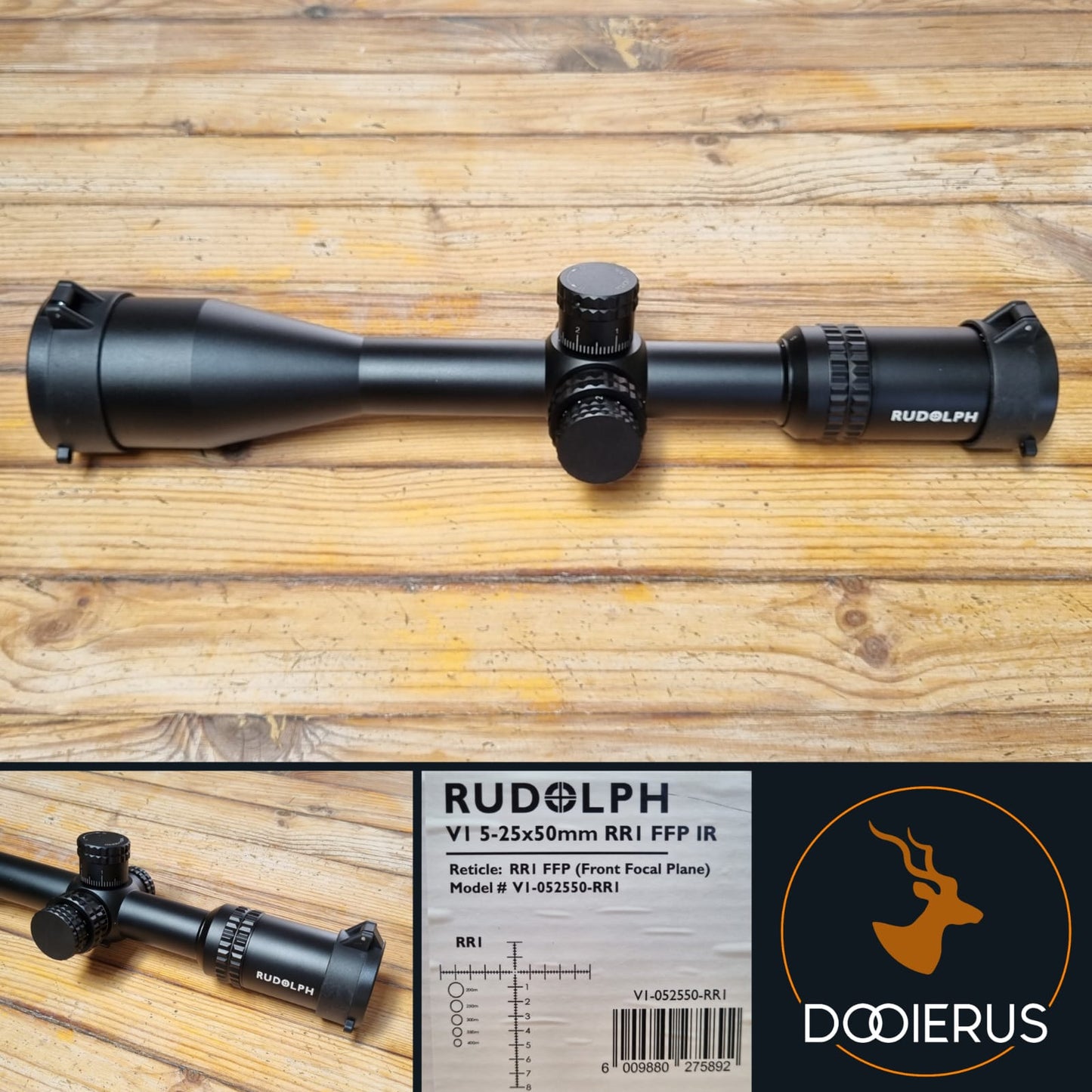 Rudolph V1 5-25x50 RR1 FFP