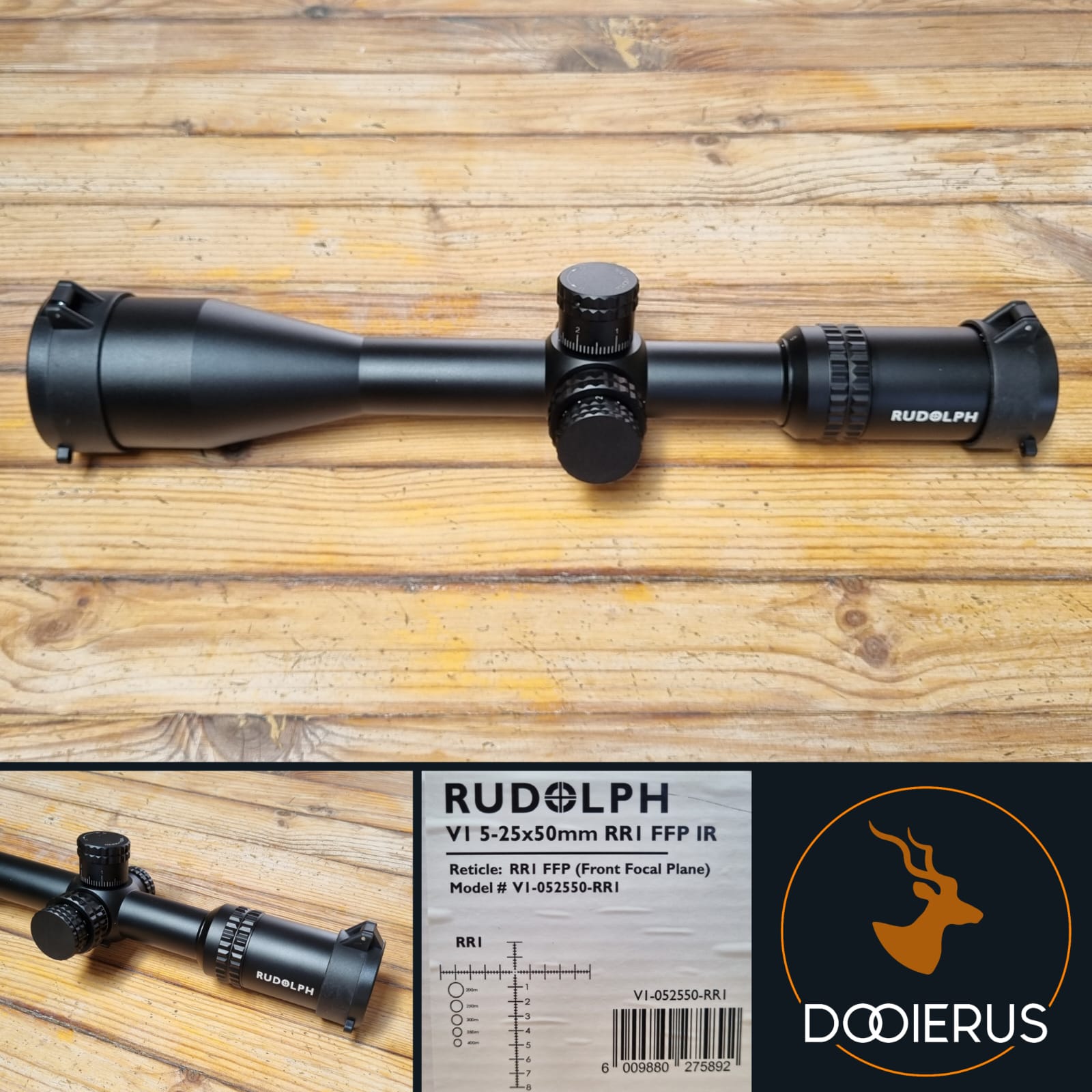Rudolph V1 5-25x50 RR1 FFP