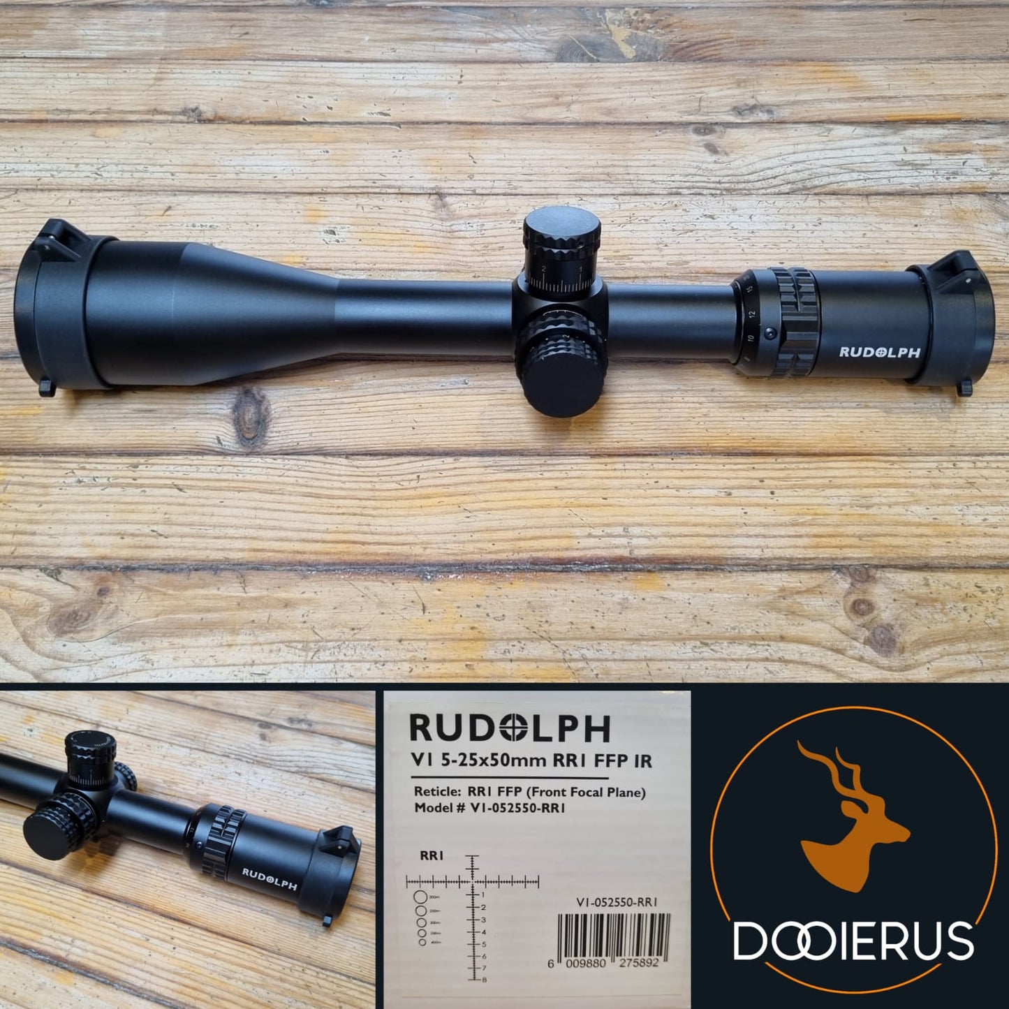 Rudolph V1 5-25x50 RR1 FFP