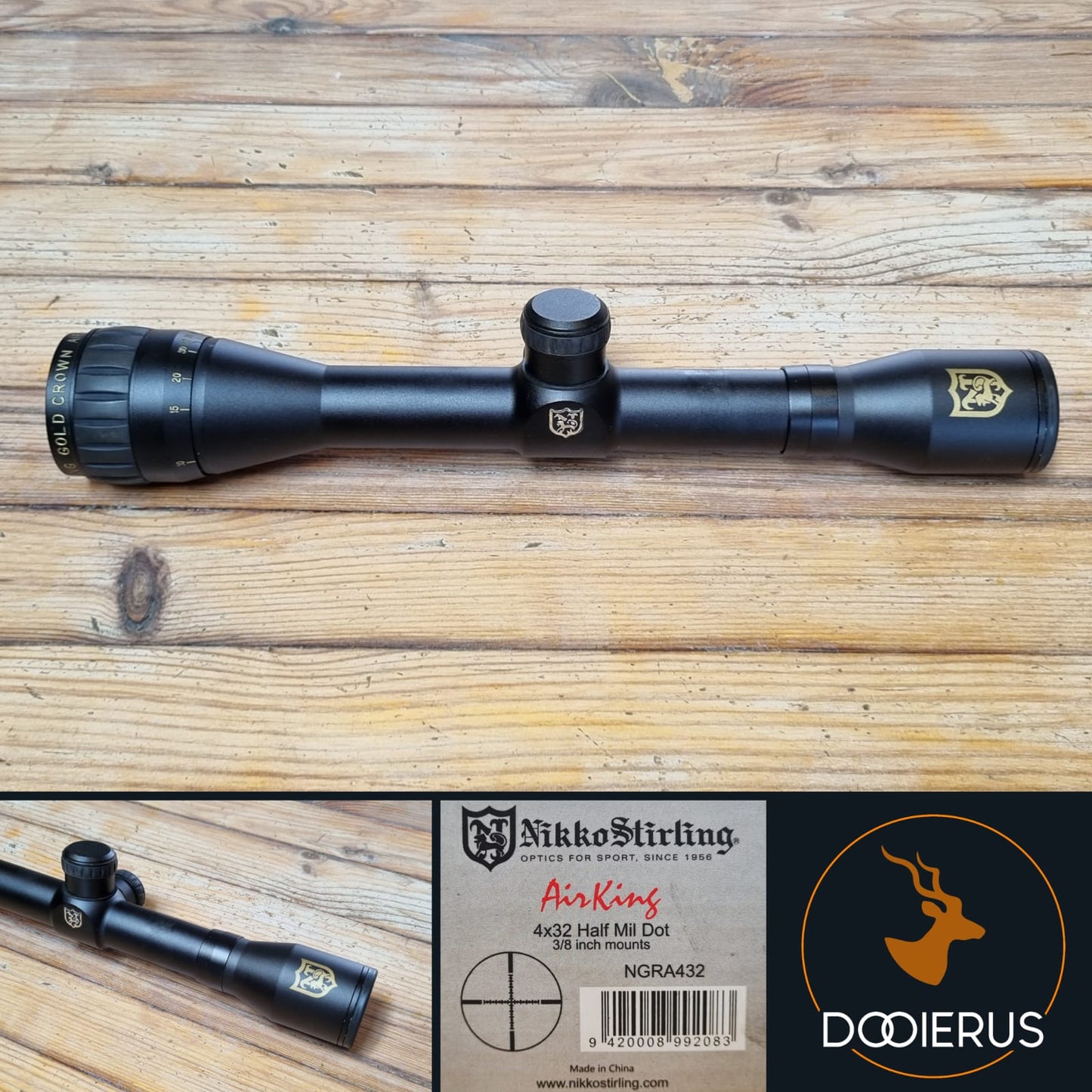 Nikko Stirling AirKing 4x32 AO HMD