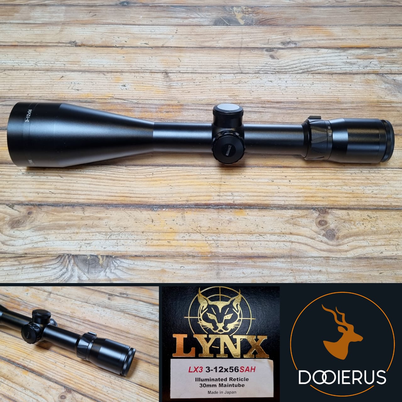 Lynx LX3 3-12x56 SAH IR