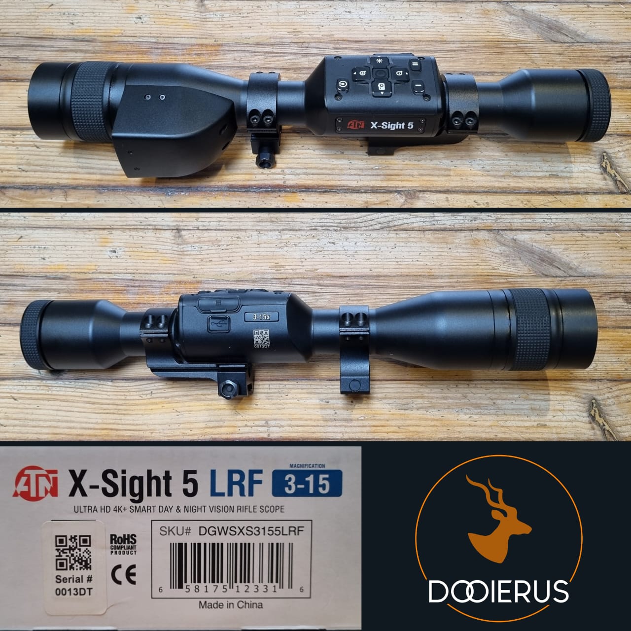 ATN X-Sight 5 LRF 3-15x