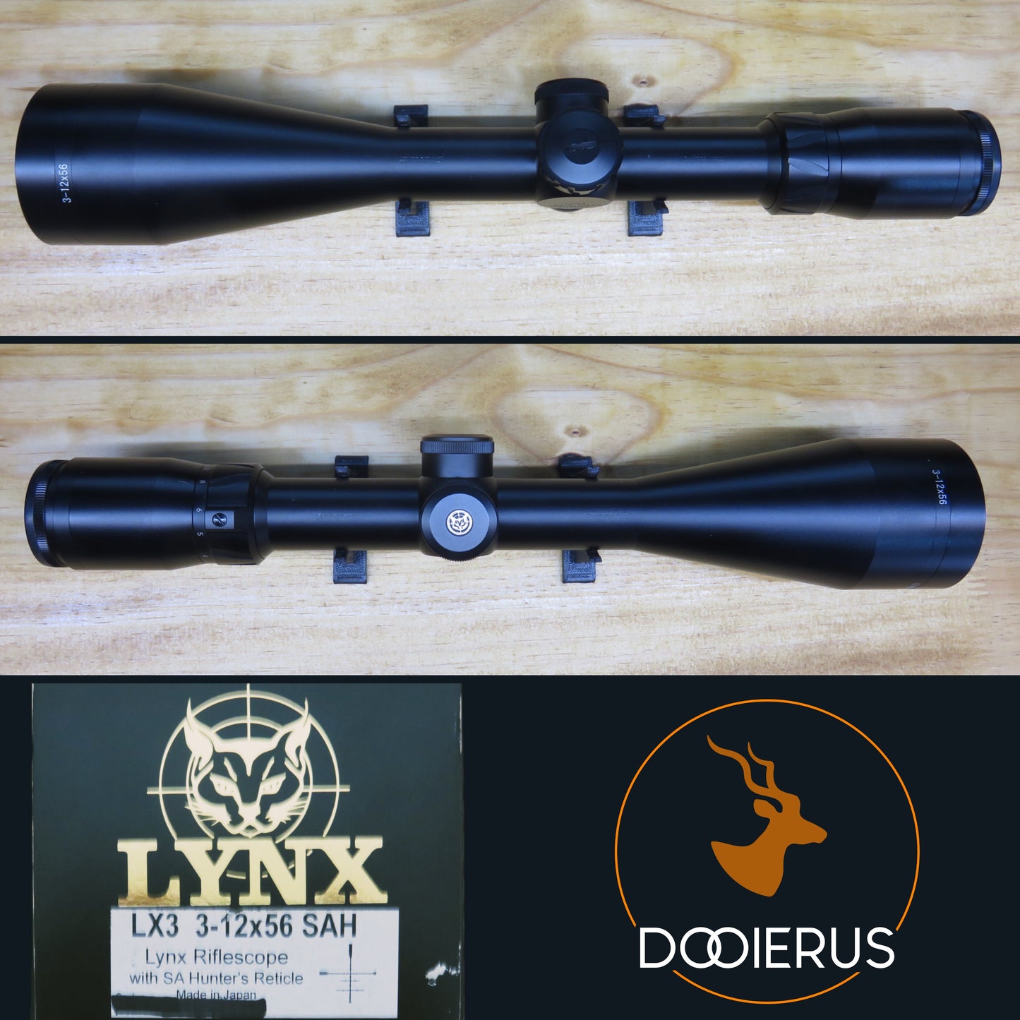 Lynx LX3 3-12x56 SAH IR