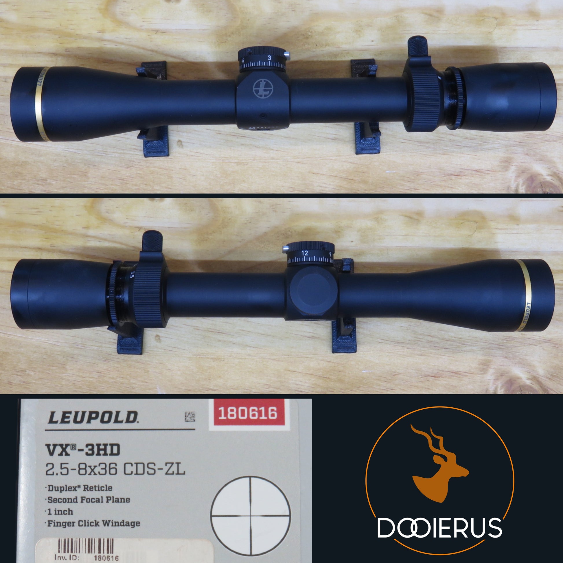 Leupold VX-3HD 2.5-8x36 CDS-ZL