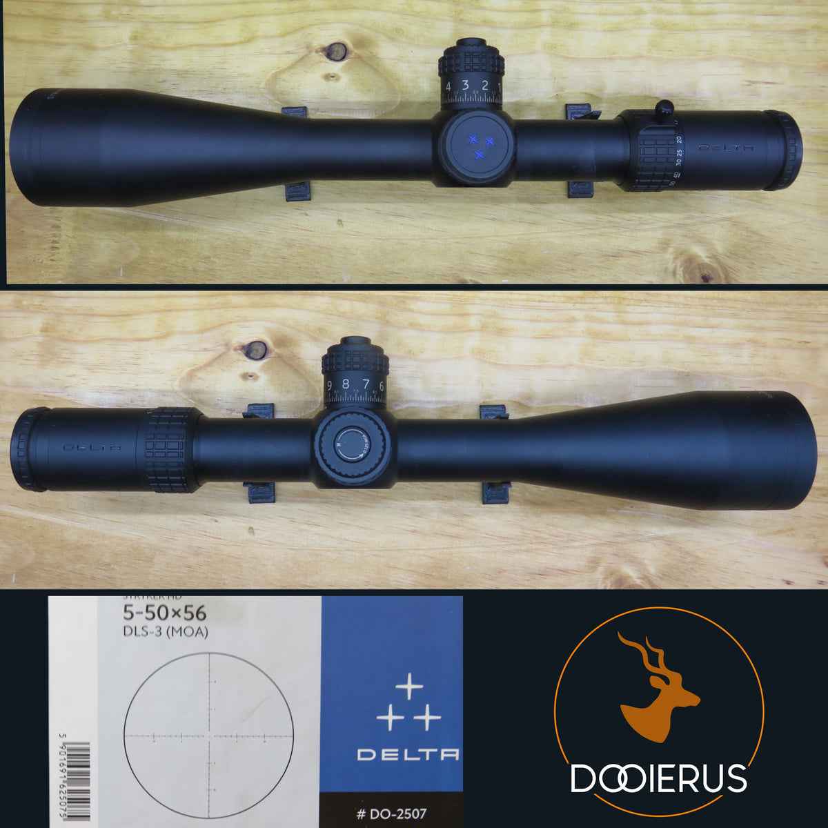 Delta Stryker HD 5-50x56 DLS-3 MOA